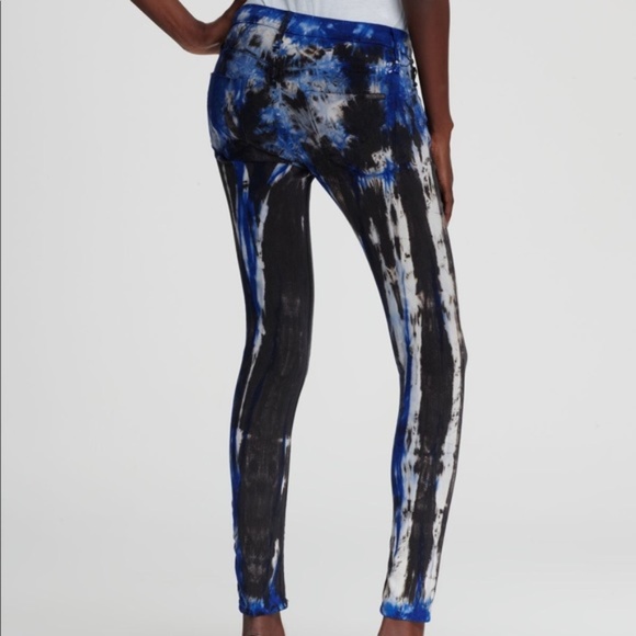 HUDSON Midrise Nico Octavia Tie Dye Jeans - Picture 8 of 8
